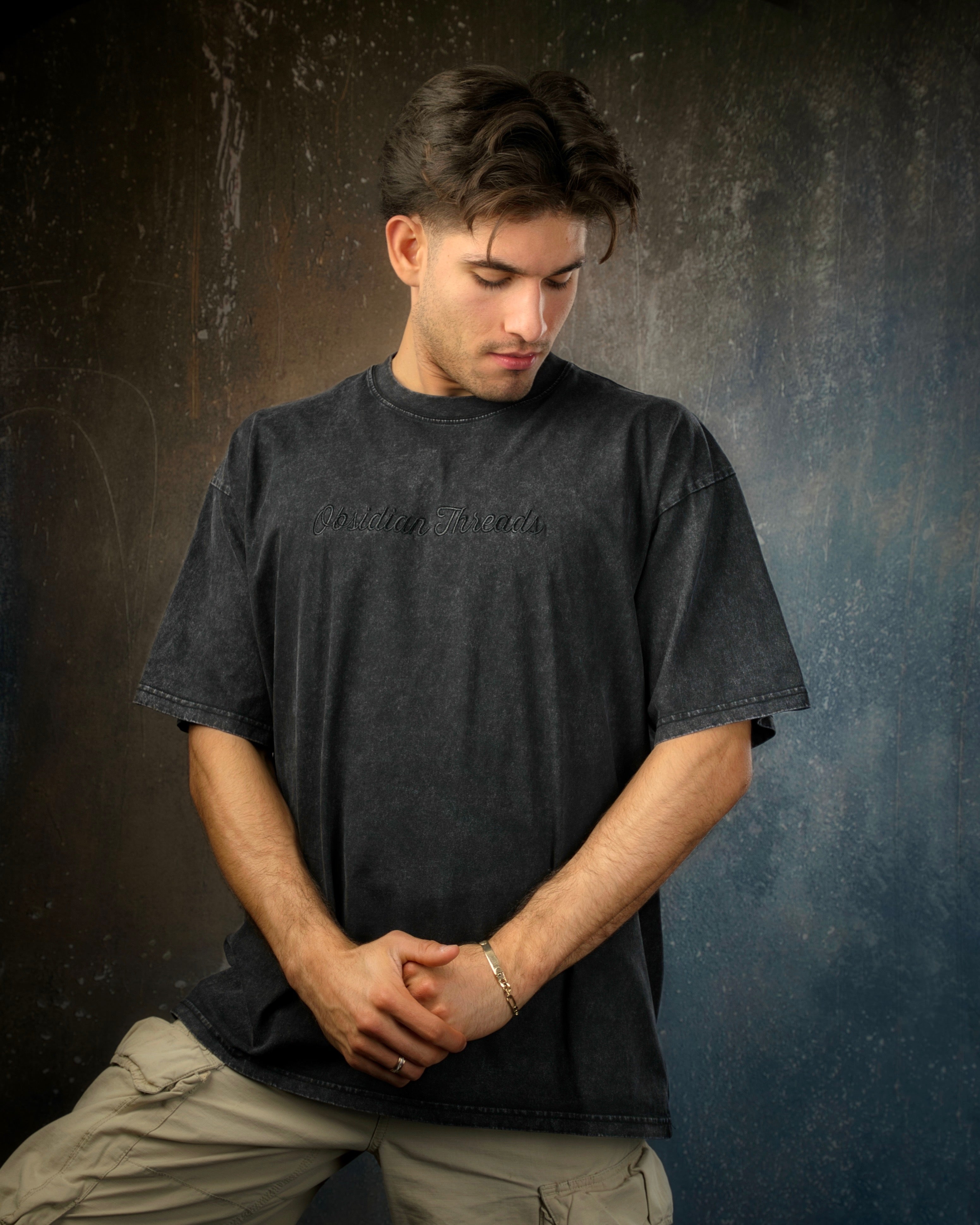 Box Tee- Dark Grey