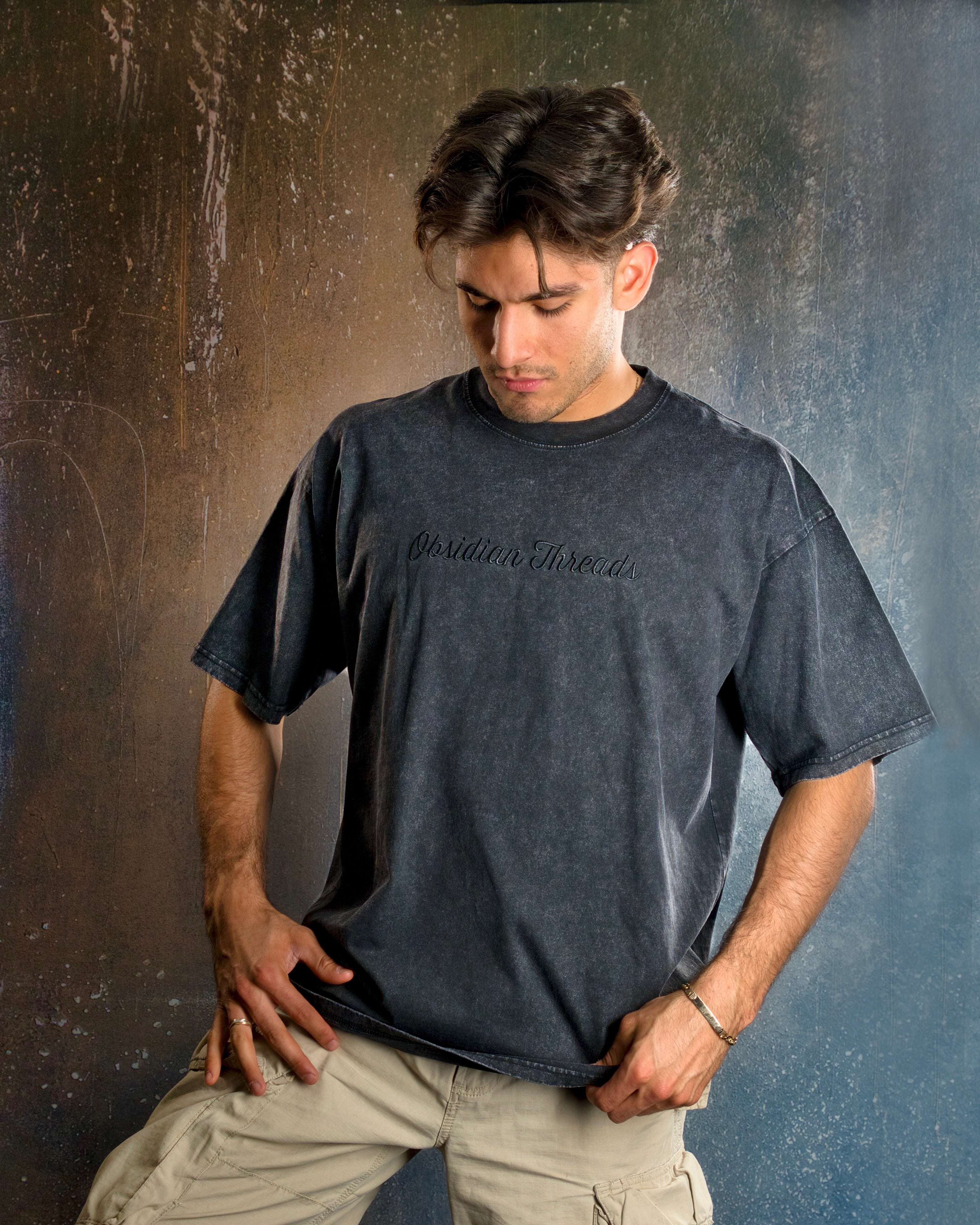 Box Tee- Dark Grey